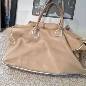 Arcadia Italian Patent Leather Duffle Bag